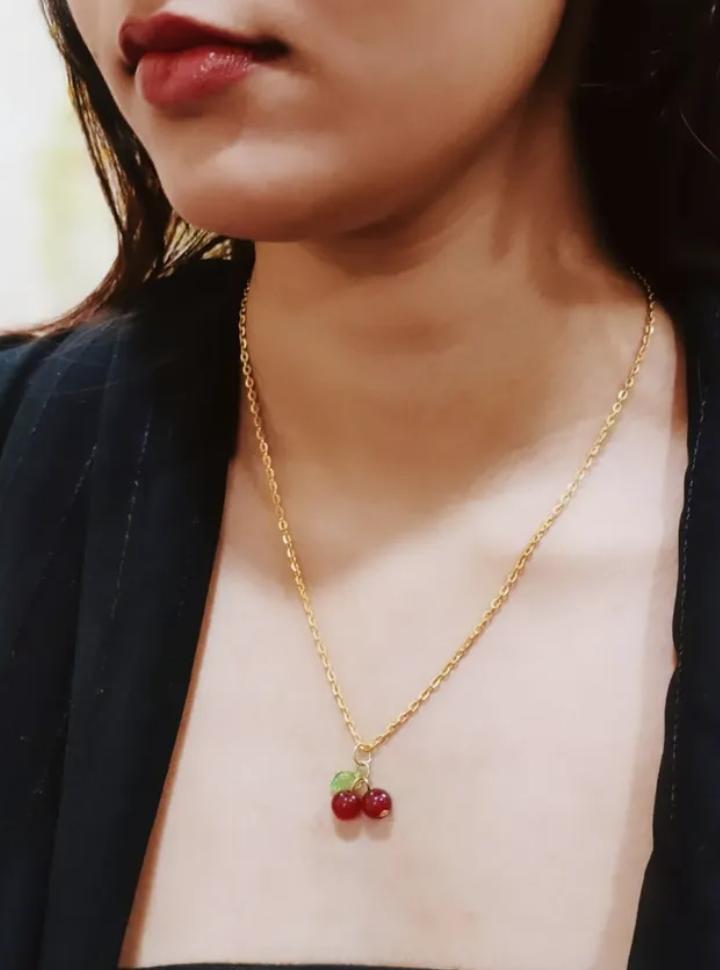Cherry necklace